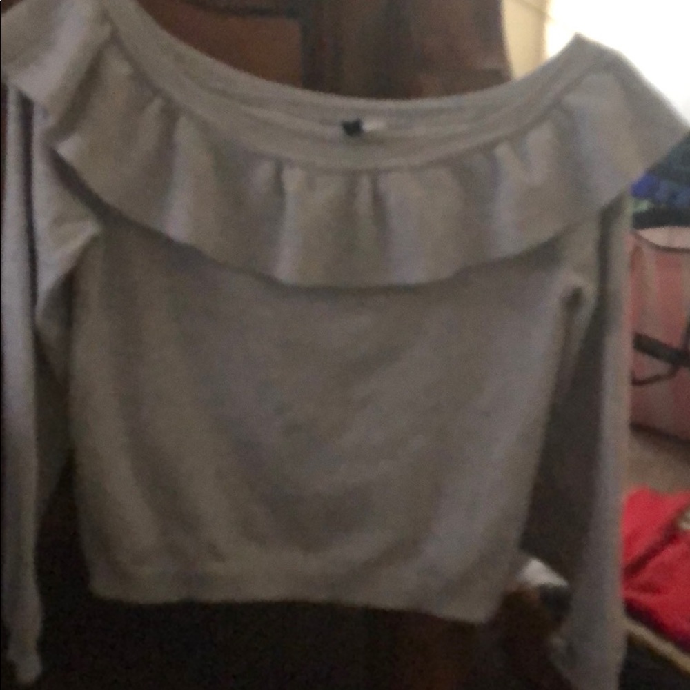 Off the shoulder sweater